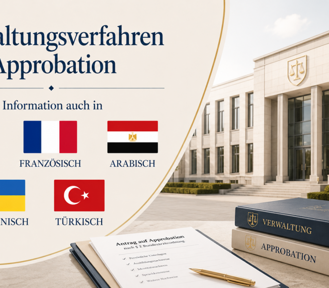 Ablauf Approbationsverfahren